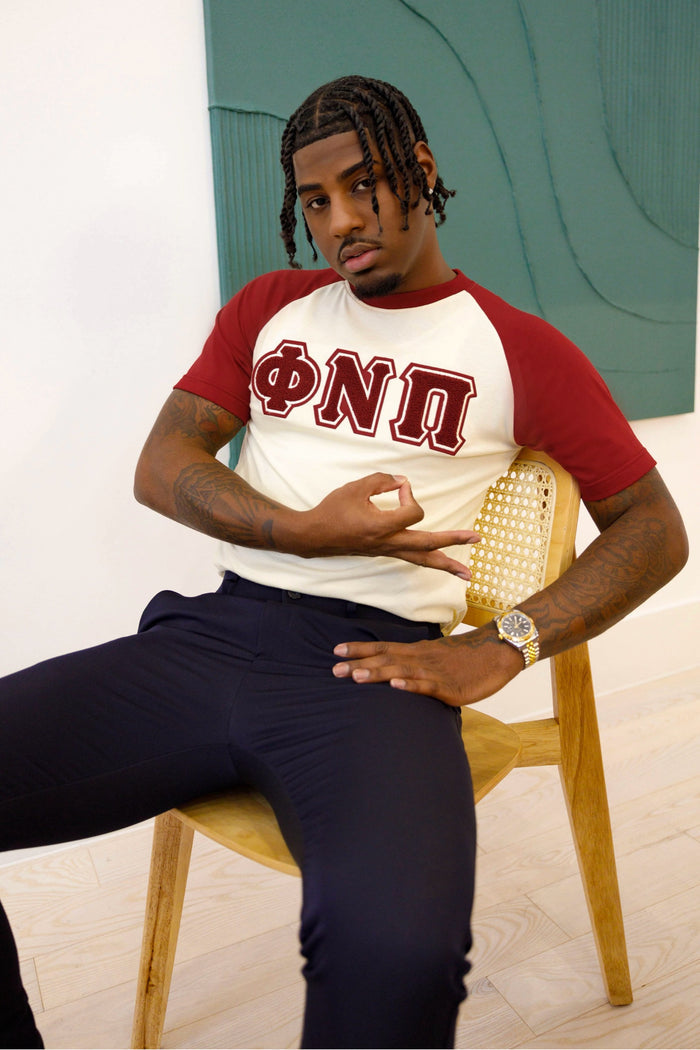 ΦΝΠ Raglan Chenille Tee