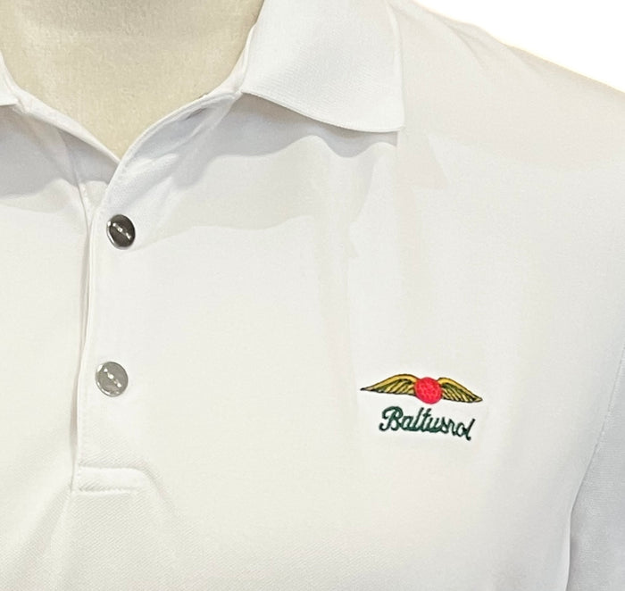 Ralph Lauren RLX Women's White Pique Polo w/ Loo Size M. MSP$110