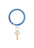 Resin Big O Keychain - Mind Blowing Blue Oventure Key Ring