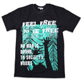 RETRO LABEL FEEL FREE SHIRT (Retro Air Jordan 1 Retro High blue )