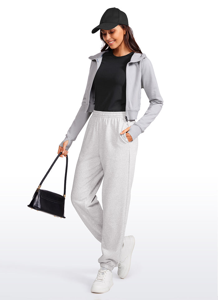 CRZ YOGA Women's Daily Casual Ribbed Crewneck Long Sleeves Slim Fit Black
