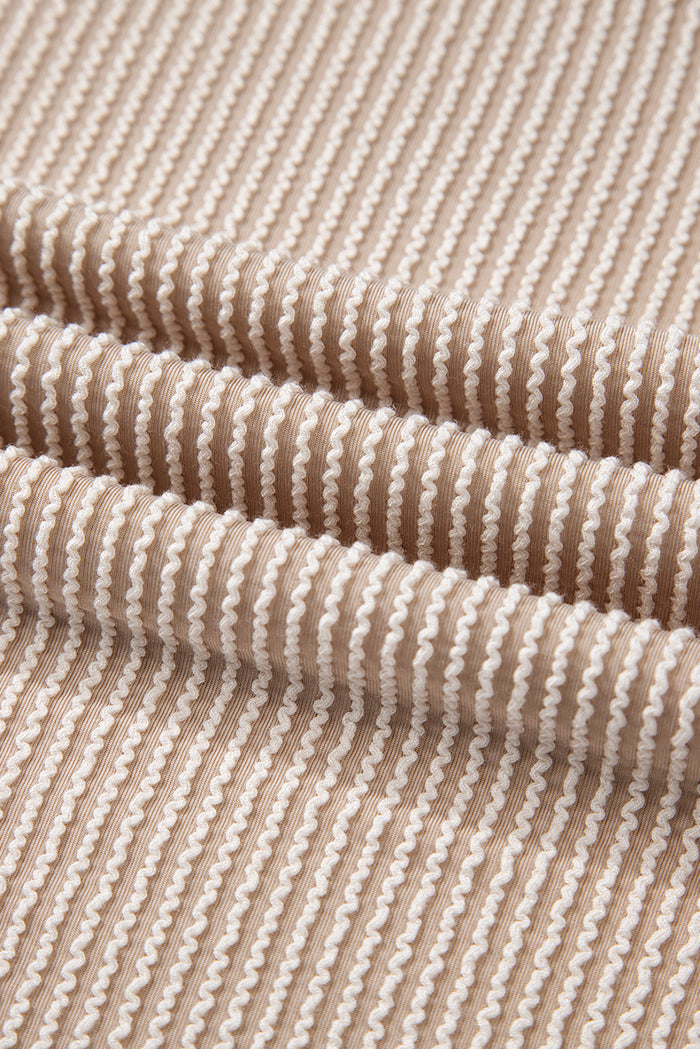 Ribbed Knit Wide Leg Overalls