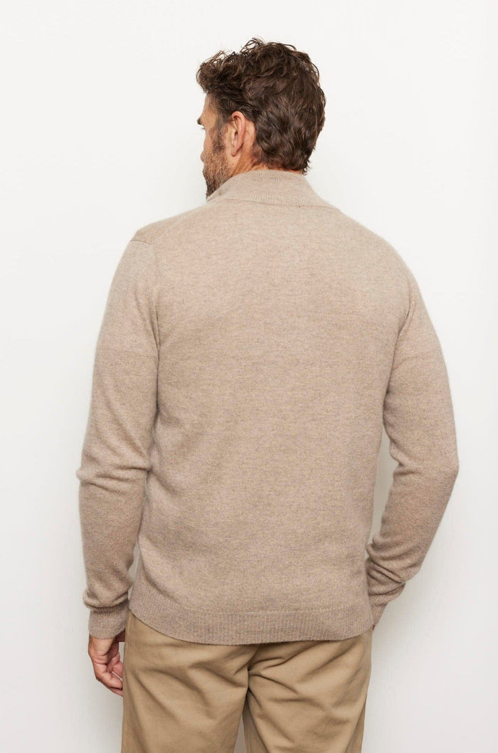 Alessandra Cashmere Sweater Ricky Stripe Cashmere Sweater in Walnut