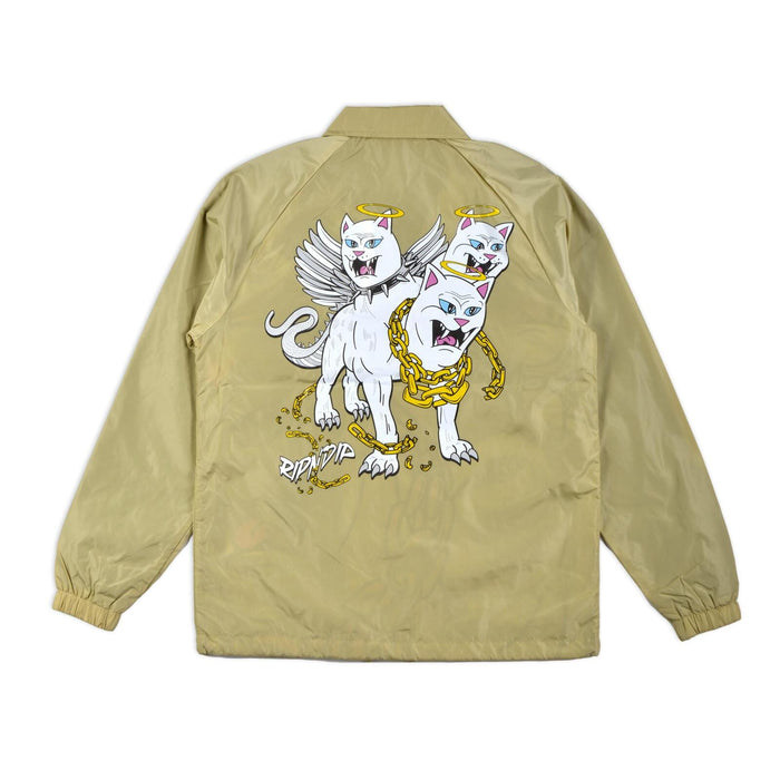 RIPNDIP 3 HEADS COACH JACKET KHAKI