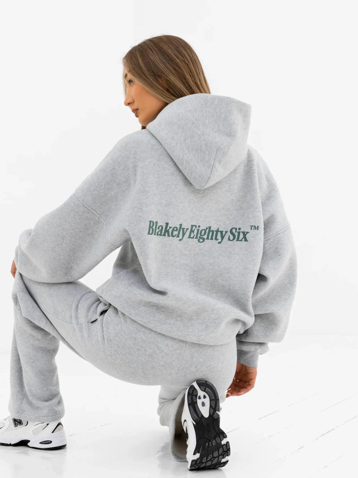 Romi Oversized Hoodie - Marl Grey
