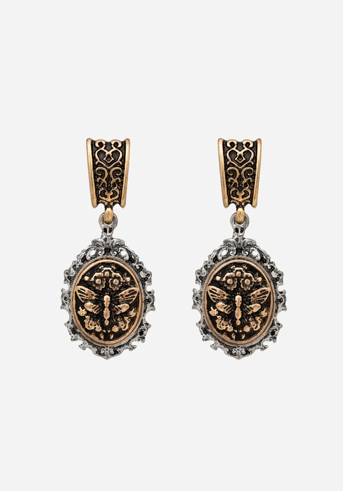 Rosamoth Cameo Drop Earrings