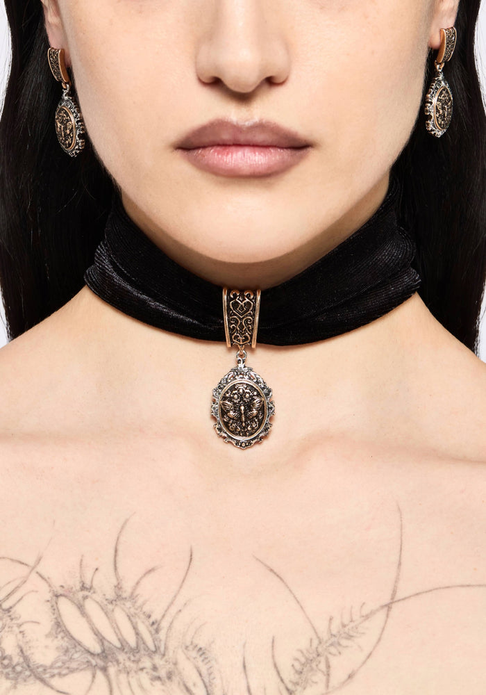 Rosamoth Cameo Drop Earrings