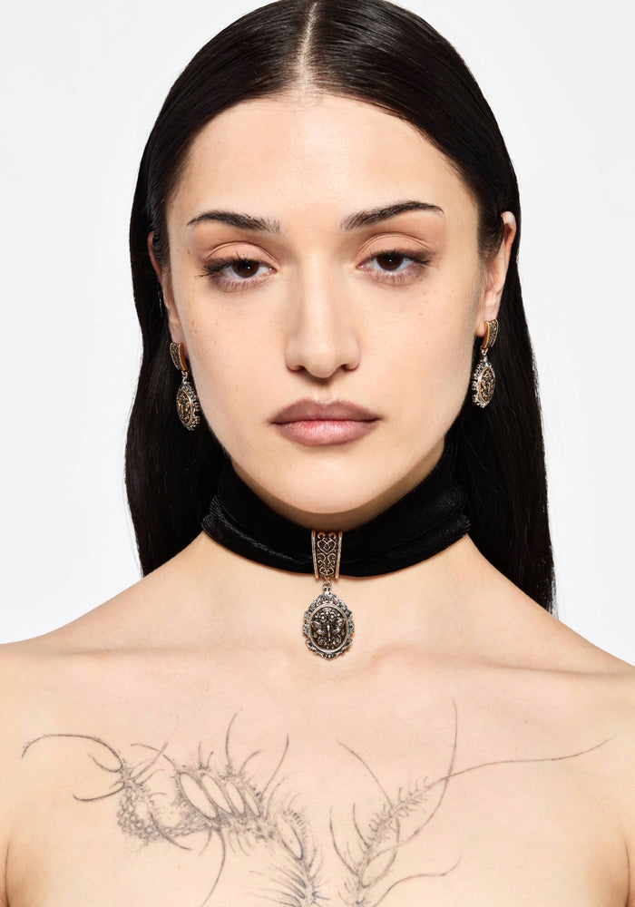 Rosamoth Cameo Drop Earrings