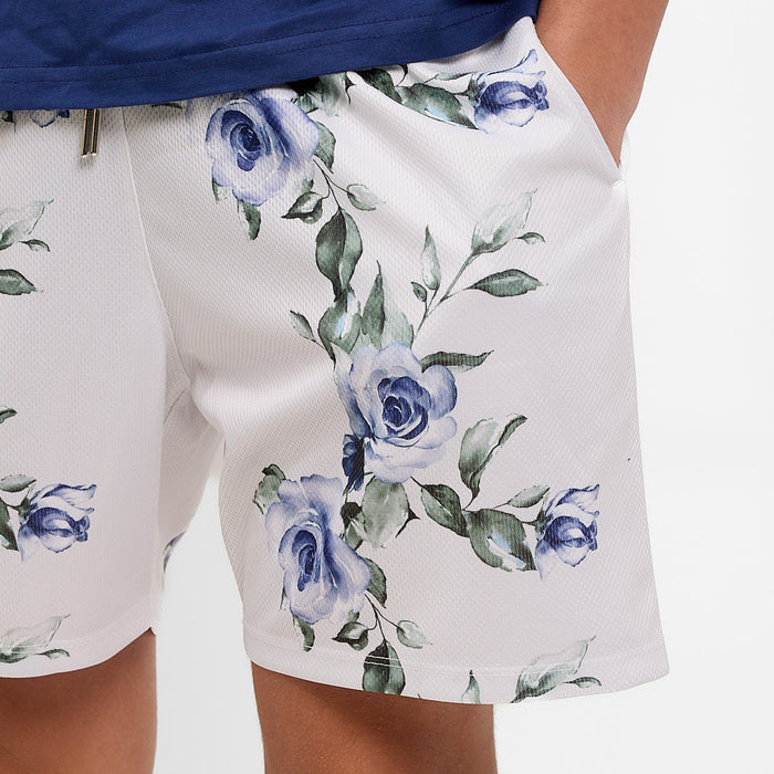 ROSE GARDEN SHORTS - IVORY