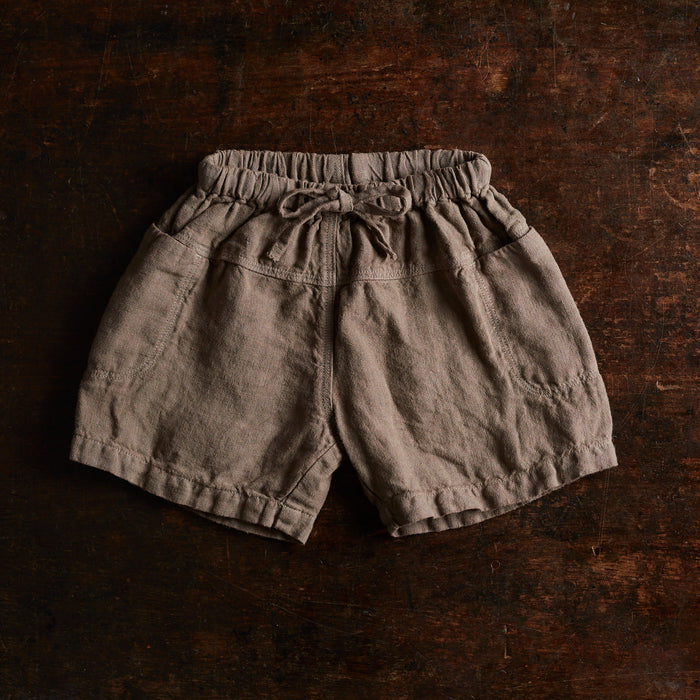 Rowan Baby & Kids Shorts - Linen - Timber