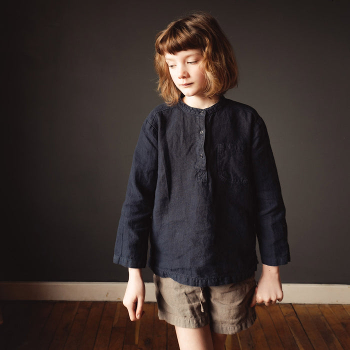 Rowan Baby & Kids Shorts - Linen - Timber
