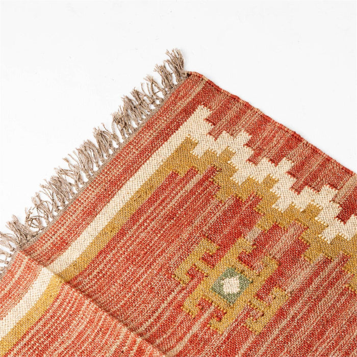 Rug - Kilim Dhurrie Rug Jute, Wool, 3' X 5' (PC) Audrey's Home & Gift