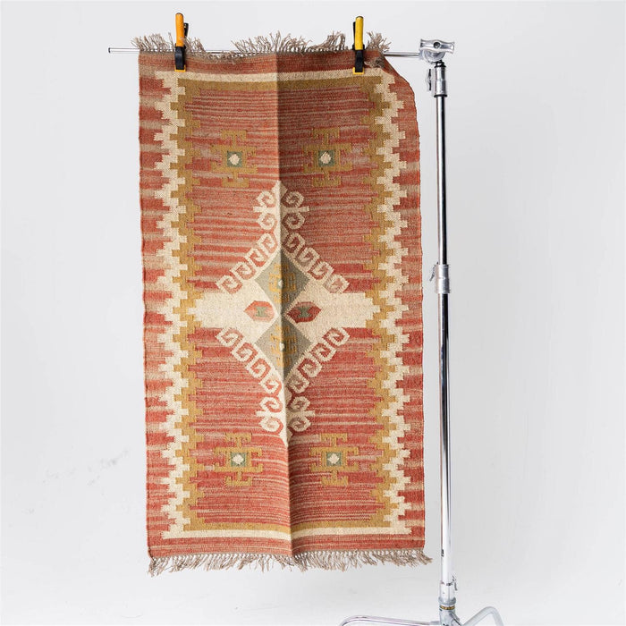 Rug - Kilim Dhurrie Rug Jute, Wool, 3' X 5' (PC) Audrey's Home & Gift