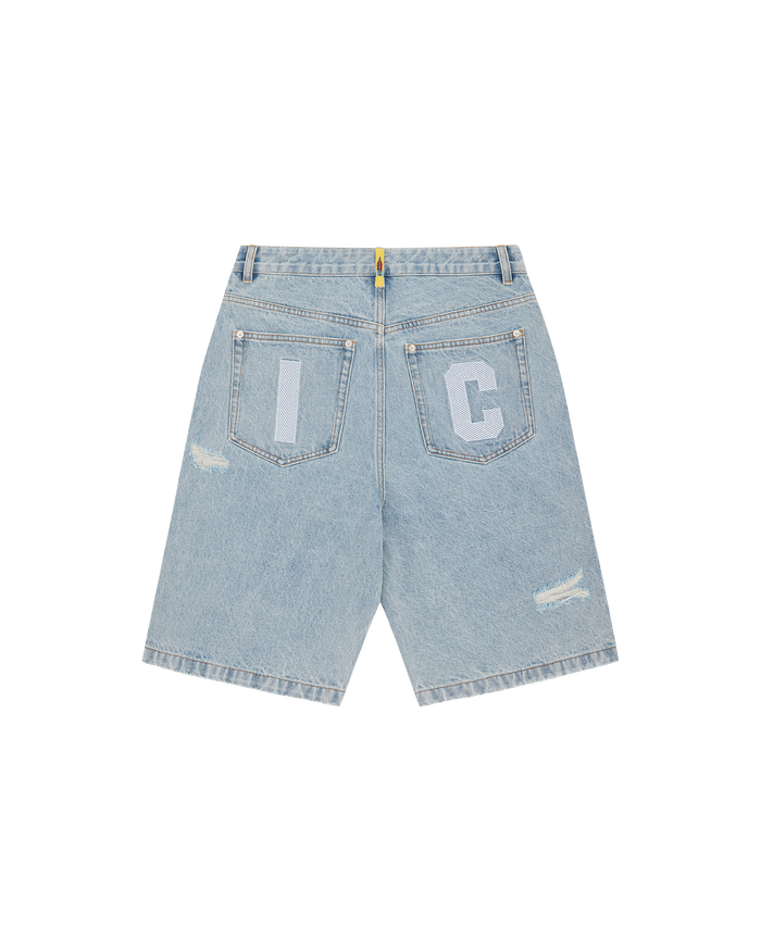 Running Dog Denim Shorts
