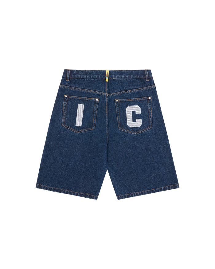 Running Dog Denim Shorts