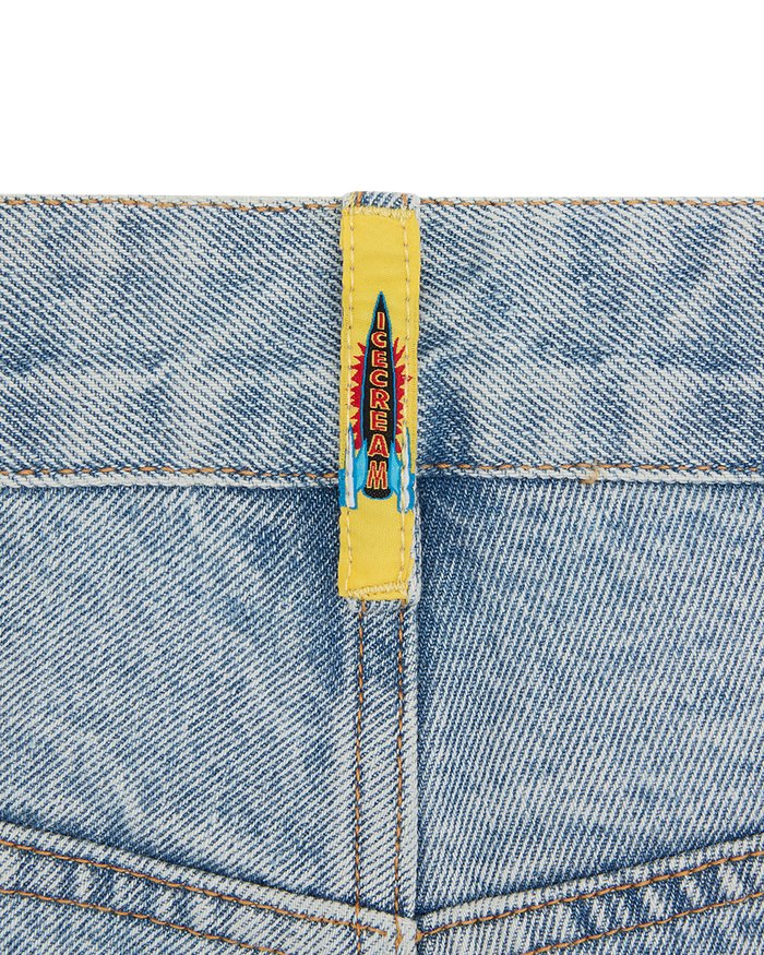 Running Dog Denim Shorts