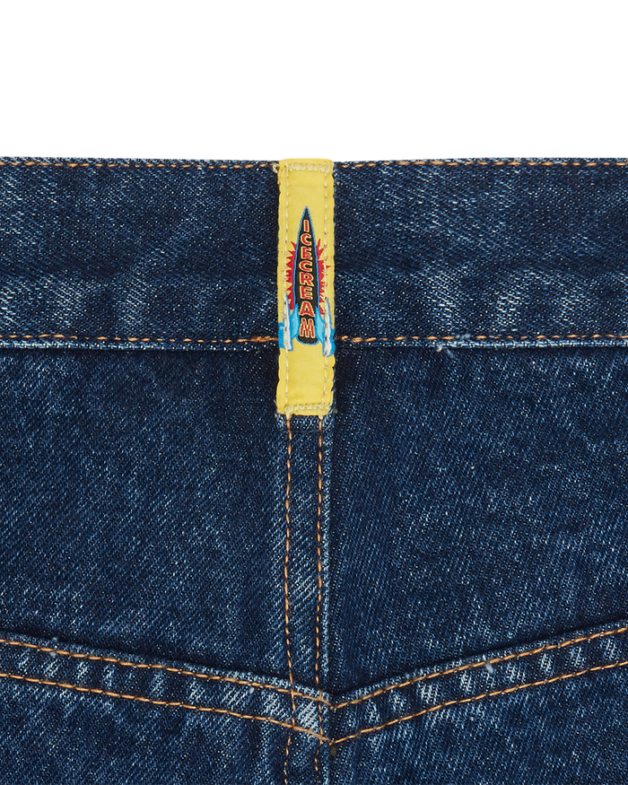 Running Dog Denim Shorts