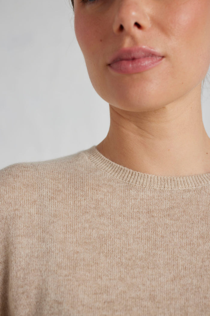 Sandy Cashmere Sweater in Oatmeal