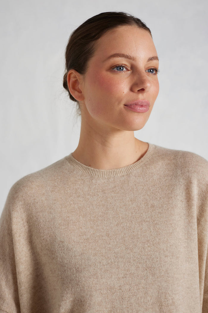 Sandy Cashmere Sweater in Oatmeal