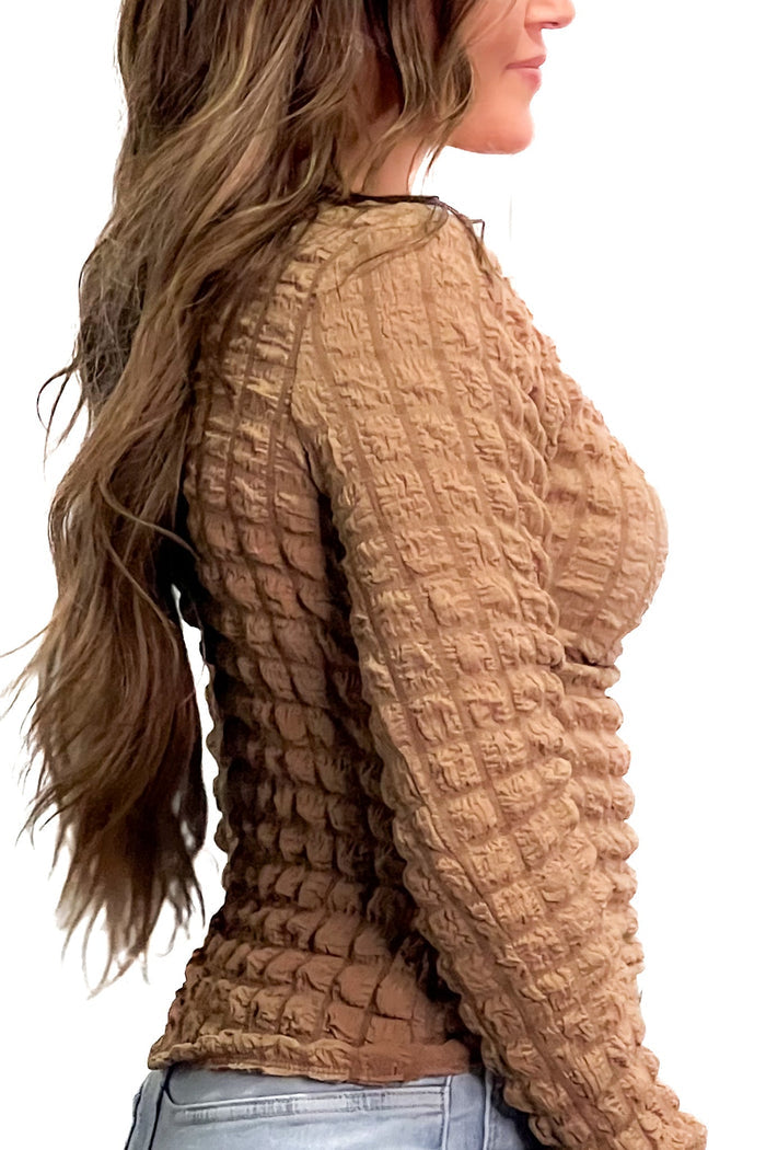Saylee Texture Top - SexyModest Boutique