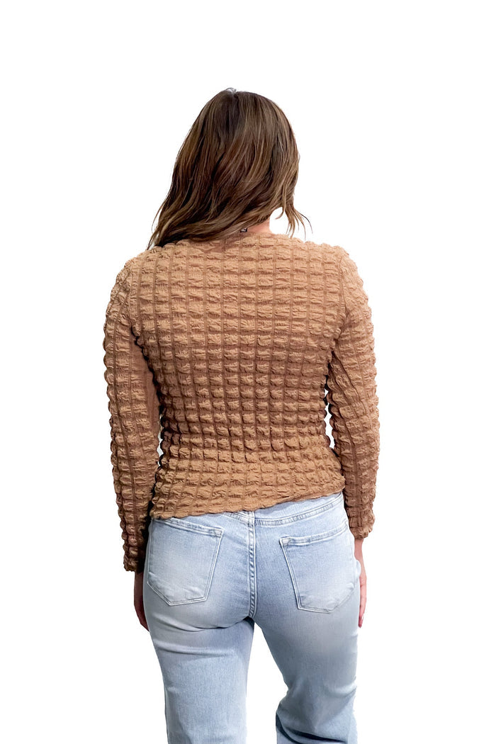Saylee Texture Top - SexyModest Boutique