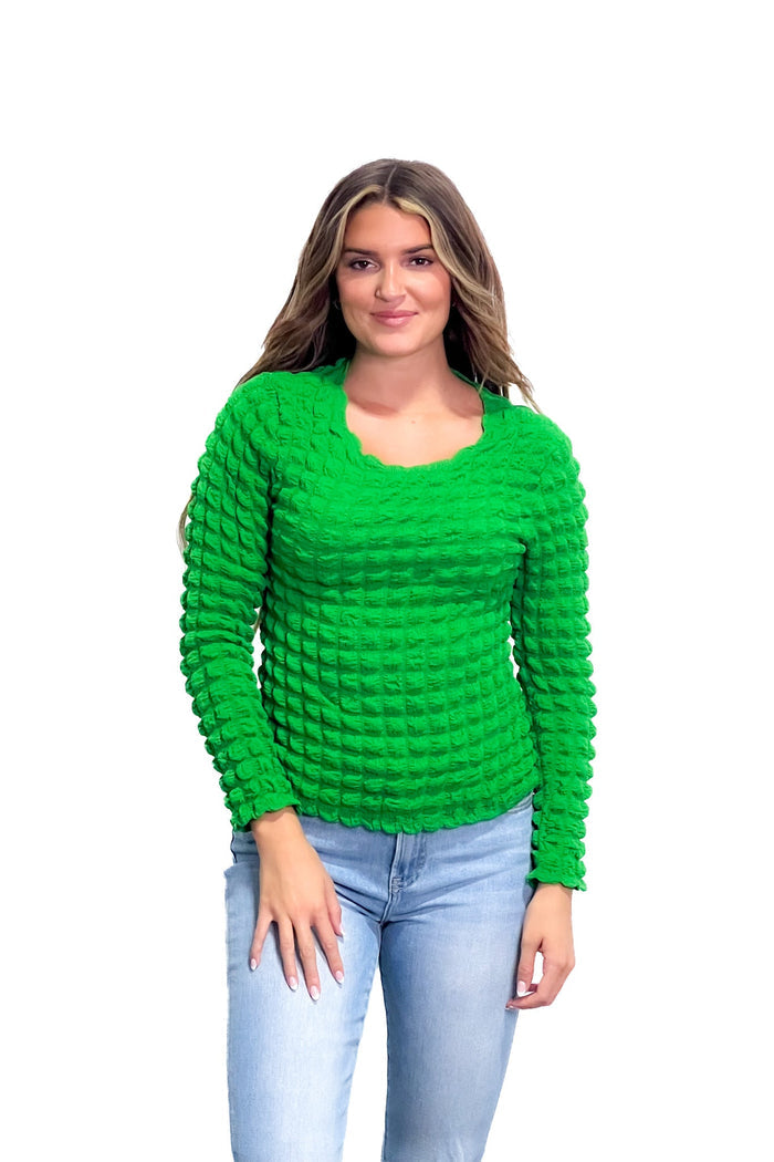 Saylee Texture Top - SexyModest Boutique
