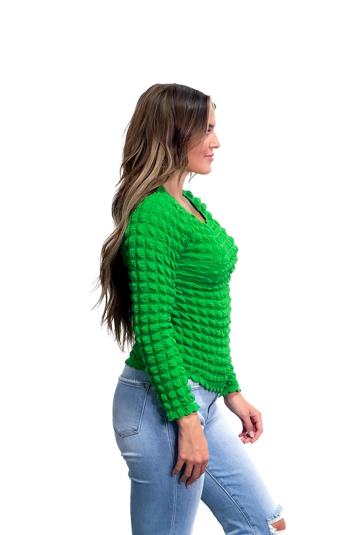 Saylee Texture Top - SexyModest Boutique