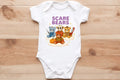 Scare bears 🐻 ☁️ baby vest🖤🦔 Claxton Creations GB