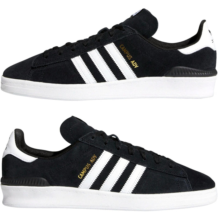 adidas campus adv black white