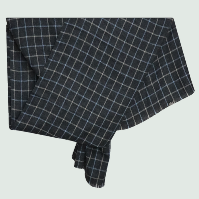 Scottish Checkered Scarf/Muffler - Front View