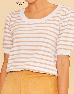 Seaside Striped Sweater - SexyModest Boutique