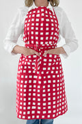See Design Apron Blocks Red