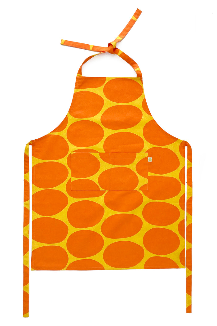 See Design Apron Globe Yellow/Orange