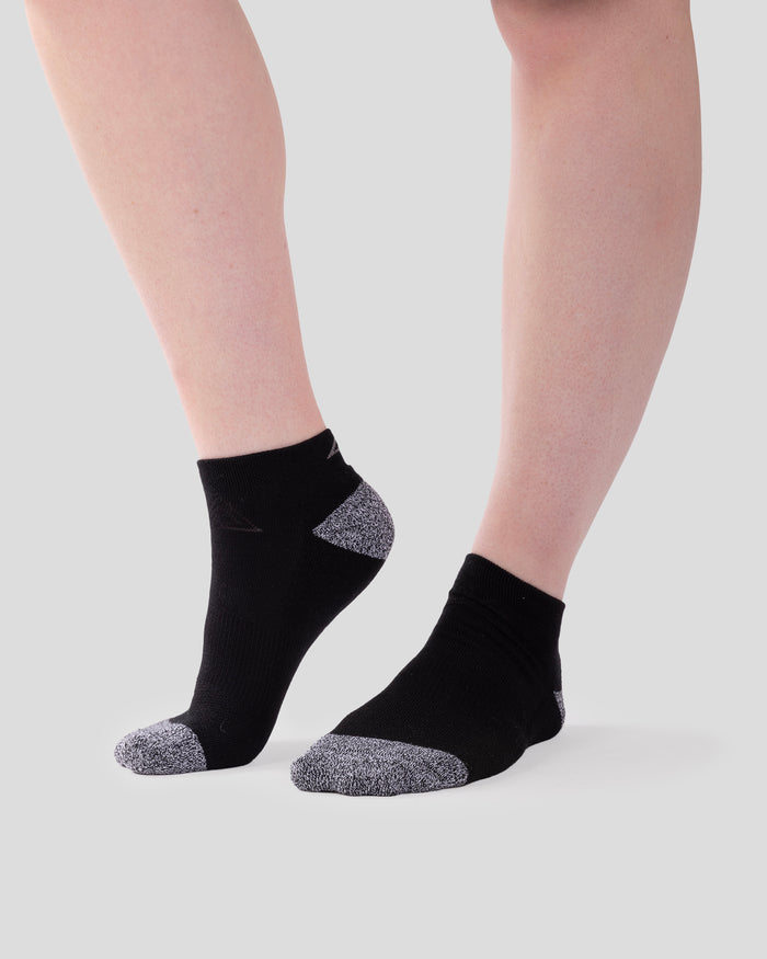 Seeker driMOTION Low Cut Socks - 3 Pack - Black Stingray