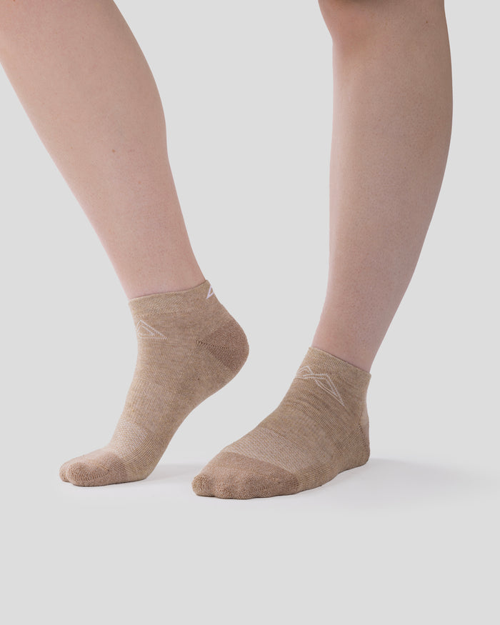Seeker driMOTION Low Cut Socks - 3 Pack - Oatmeal