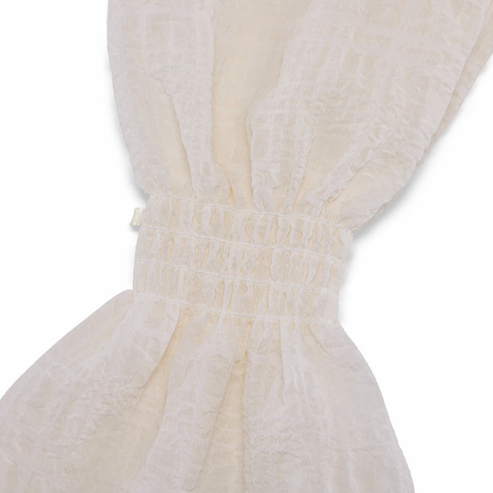 Seersucker Sleeves (Cream)