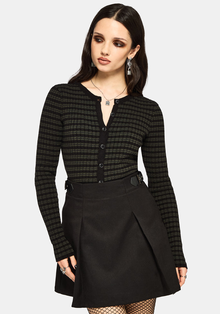 Selune Stripe Lightweight Knit Cardigan