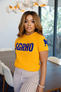 SGRHO Poodle Sleeve Chenille Tee