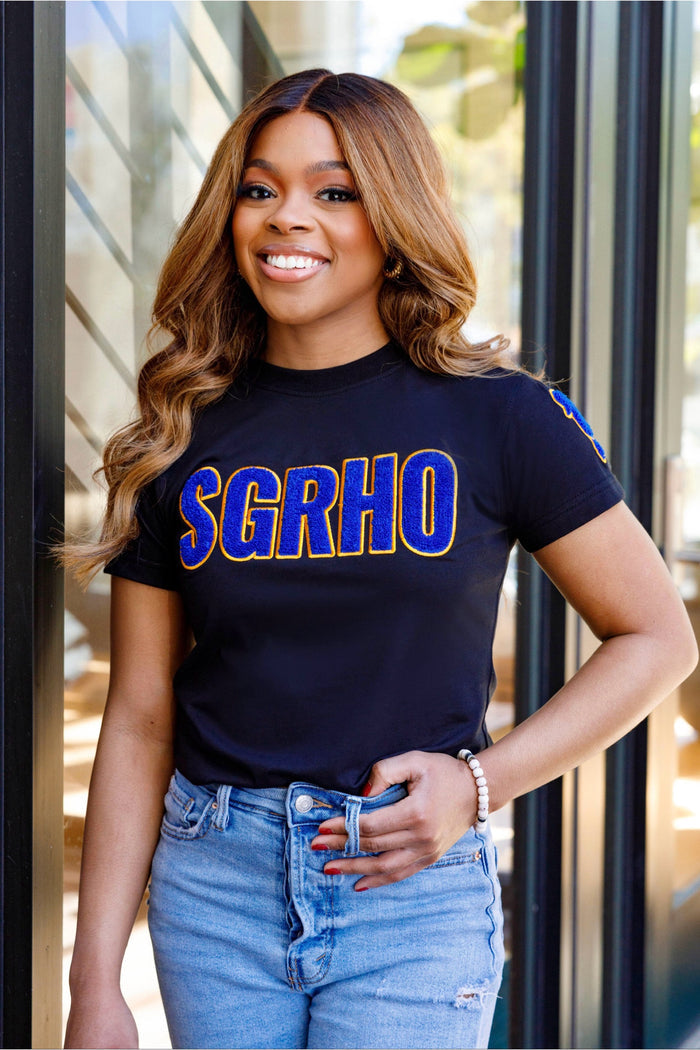 SGRHO Poodle Sleeve Chenille Tee