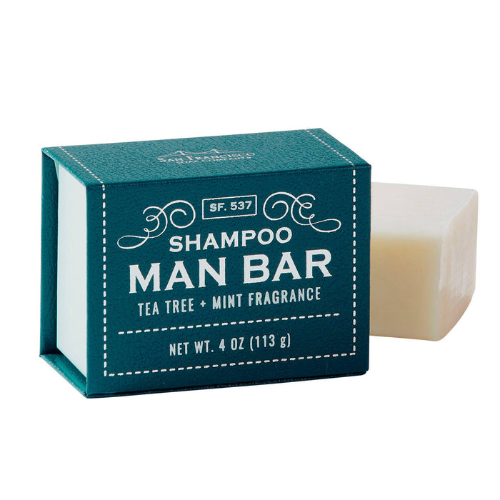 Shampoo Man Bar Tea Tree/mint San Francisco Soap / Man Bar Soap