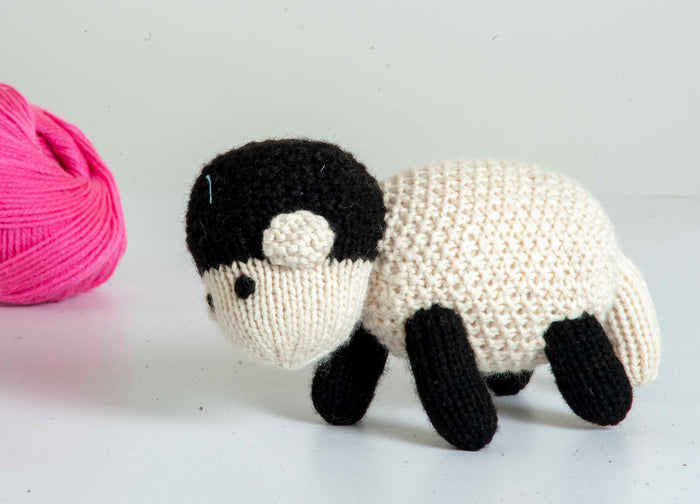 Sheep Hand Knitted Stuffed/Plush/Soft Toy | 100% Organic | Pro-Health - Mojopanda Organic  Store
