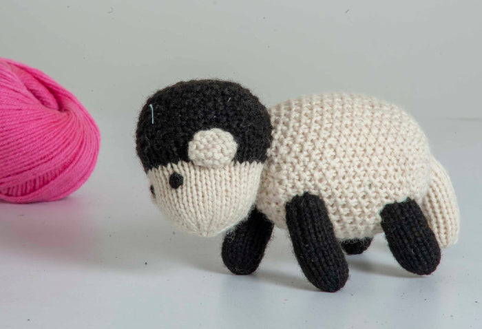 Sheep Hand Knitted Stuffed/Plush/Soft Toy | 100% Organic | Pro-Health - Mojopanda Organic  Store