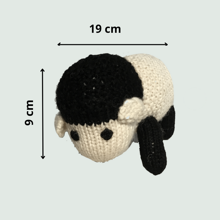 Sheep Hand Knitted Stuffed/Plush/Soft Toy | 100% Organic | Pro-Health - Mojopanda Organic  Store