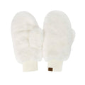 CC Sherpa Touchscreen Accessible Mittens ( MT-715 ): Ivory Truly Contagious