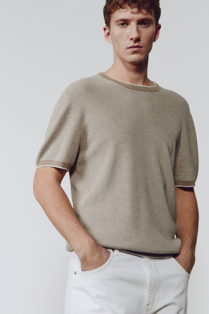 GRAY-GREEN MELANGE