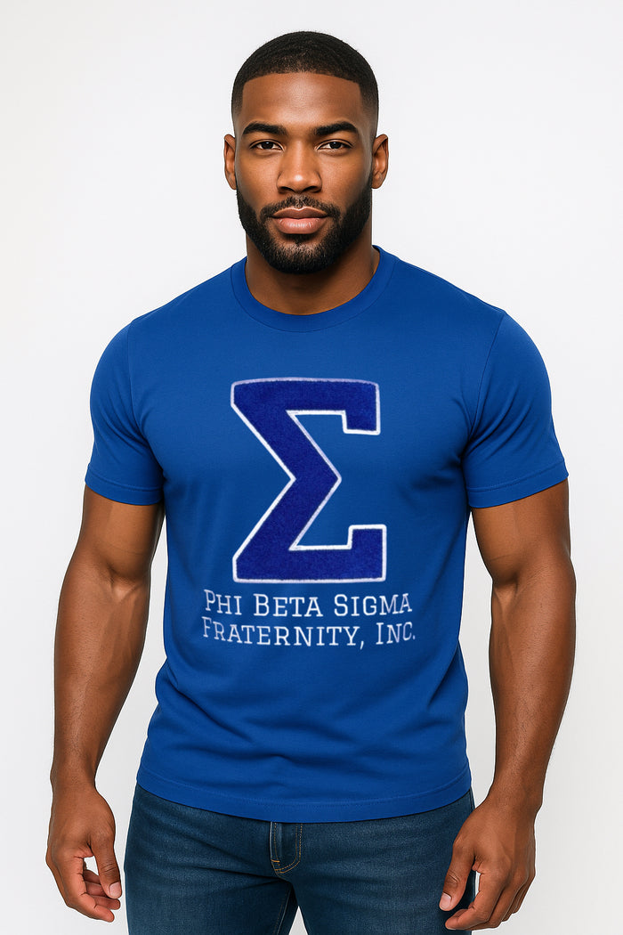 Sigma Big Σ Chenille Tee