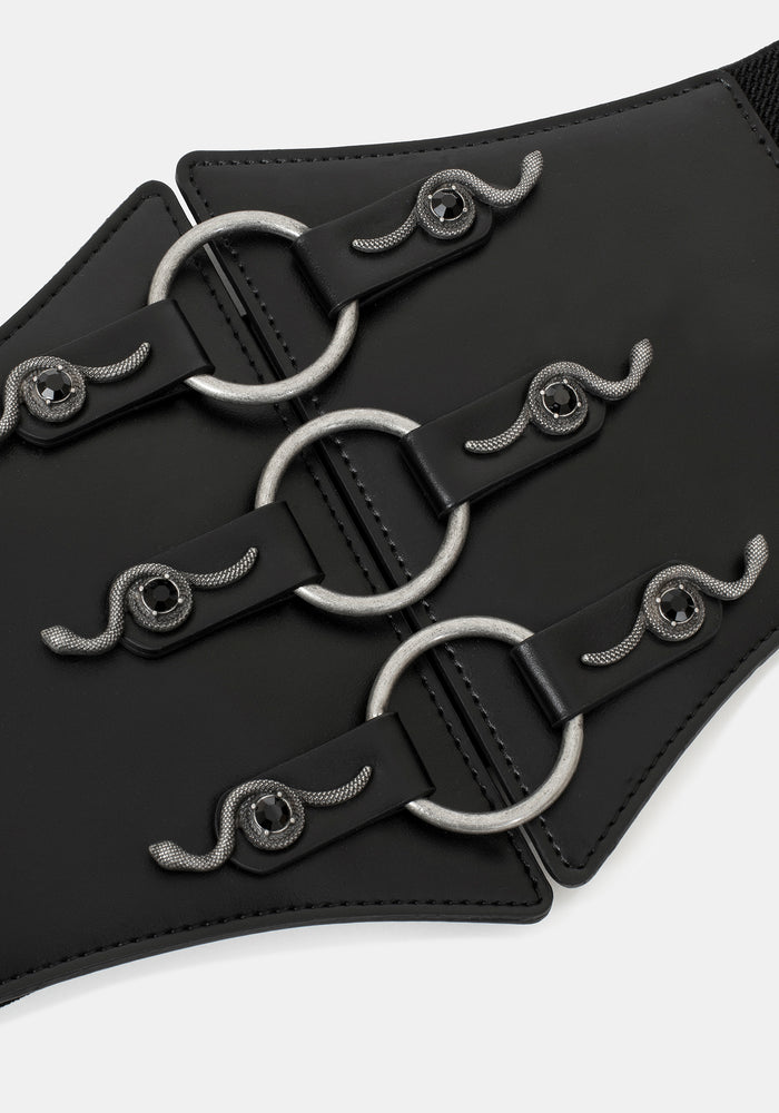 Silas Snake Elasticated Waist Belt