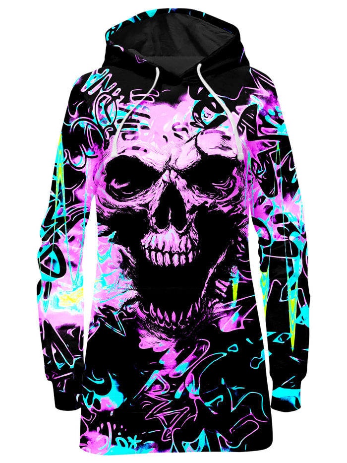 Skull Graffiti Hoodie Dress Big Tex Funkadelic Epic Hoodie