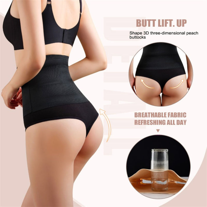 Slim Butt Lifter Panty Tummy Control High Waist Trainer Thong Shapewear