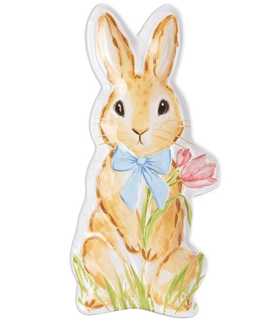 Small Bunny Platter by Mud Pie Mud Pie Platter